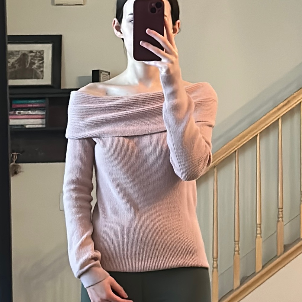 LEITH OFF THE SHOULDER SWEATER